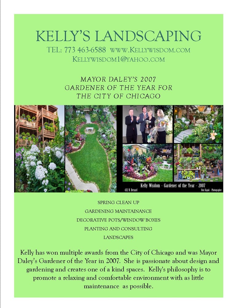 KELLY’S LANDSCAPING Updated September 2024 Chicago, Illinois