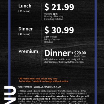 Gen Korean BBQ House - Menu (May 2025) - Korean Near Me - Tustin, California Gen Korean BBQ House - Menu (May 2025) - Korean Near Me - Tustin, California