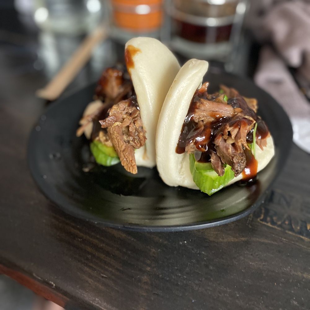 In Ramen - 2 Pieces Smoked Asian Brisket Bao Bun - Ramen Near Me - Dania Beach, Florida In Ramen - 2 Pieces Smoked Asian Brisket Bao Bun - Ramen Near Me - Dania Beach, Florida