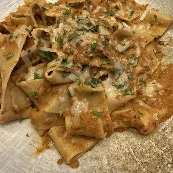 Back Table Kitchen & Bar - Boar and bull pappardelle - Bars Near Me - The Woodlands, Texas