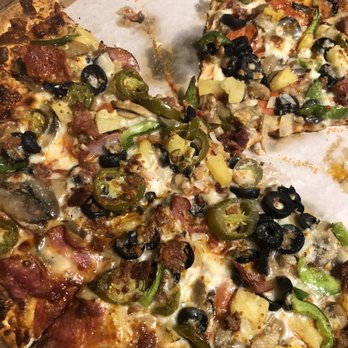 Pizza Pronto - Large supreme pizza for $10. Loaded w toppings on a thinner crispy crust. - Pizza Near Me - Columbus, Georgia