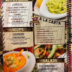 El Indio - Menu