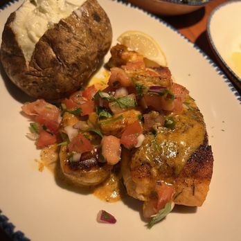 Red Lobster - Salmon New Orleans* - Seafood Near Me - Columbus, Ohio