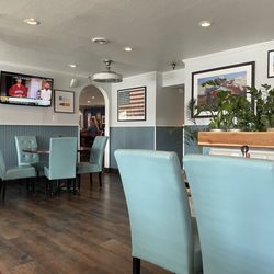 Crosby's Tavern & Gaming - Front dining area, gaming area in the next room