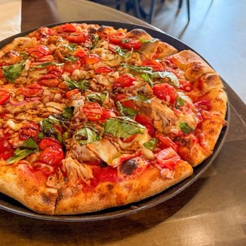 Coterie Pizza - Chicken Bruschetta - Pizza Near Me - Garrett, Indiana Coterie Pizza - Chicken Bruschetta - Pizza Near Me - Garrett, Indiana