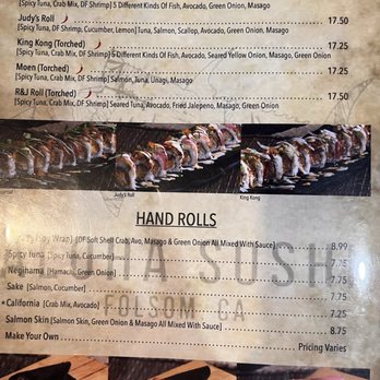 Aloha Sushi - Menu as of January 2026 - Sushi Bars Near Me - Folsom, California