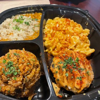 Ital Garden - Crabless Crab Cakes Mac n Cheese Black-eyed Peas - Vegan Near Me - New Orleans, Louisiana Ital Garden - Crabless Crab Cakes Mac n Cheese Black-eyed Peas - Vegan Near Me - New Orleans, Louisiana