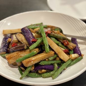 Hunan Impression - Sauteed eggplant with string beans - Chinese Near Me - San Jose, California Hunan Impression - Sauteed eggplant with string beans - Chinese Near Me - San Jose, California