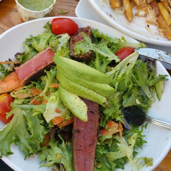 Auld Dubliner Tahoe - Blackened Ahi Salad - Irish Near Me - Olympic Valley, California