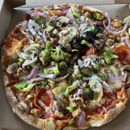 MOD 11 inch thin crust pizza MOD 11 inch thin crust pizza