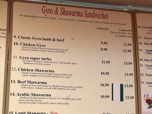 Menu photo 6 Sultan Gyro and Shawarma Grill Shoreline, WA Menu photo 6 Sultan Gyro and Shawarma Grill Shoreline, WA