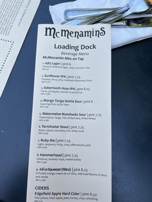 Menu photo 1 Loading Dock Grill Troutdale, OR