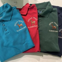 In Unison School Apparel - School uniform shirts, colors still vibrant after this past school year!