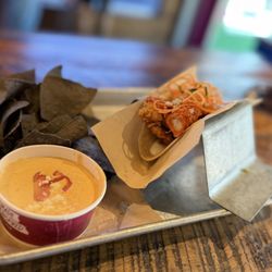 Velvet Taco - Red curry coconut queso (GF) ** †