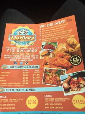 Menu photo 2 Darbar's Chicken & Ribs Richmond Hill, NY
