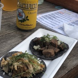Lengua Taco and Carnitas Taco Lengua Taco and Carnitas Taco