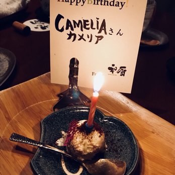 Wakuriya - Birthday gift from Wakuriya kitchen. - Japanese Near Me - San Mateo, California