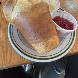 Popover with butter and jam Popover with butter and jam