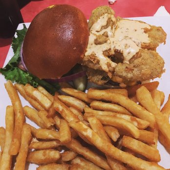 The Egg Bistro - Fried pickle burger - amazing! - Breakfast & Brunch Near Me - Chesapeake, Virginia The Egg Bistro - Fried pickle burger - amazing! - Breakfast & Brunch Near Me - Chesapeake, Virginia
