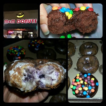 M & M Donuts - 1 Hour 15 min. for these Hot and Freshly made BLUEBERRY DONUTS out of the FRYER along w M&M Donuts, very MOIST!!! - Donuts Near Me - Anaheim, California M & M Donuts - 1 Hour 15 min. for these Hot and Freshly made BLUEBERRY DONUTS out of the FRYER along w M&M Donuts, very MOIST!!! - Donuts Near Me - Anaheim, California