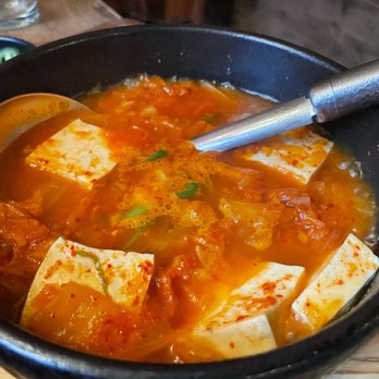 Hanjan Oliver - kimchi tofu stew - Korean Near Me - Edmonton, Alberta