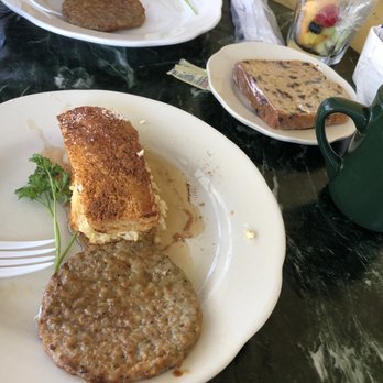 The Queen Victoria - Breakfast: Stuffed French Toast, Sausage & a Chocolate Orange Bread. - Bed & Breakfast Near Me - Cape May, New Jersey The Queen Victoria - Breakfast: Stuffed French Toast, Sausage & a Chocolate Orange Bread. - Bed & Breakfast Near Me - Cape May, New Jersey