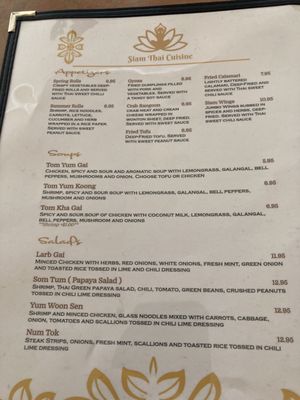 Menu photo 6 Siam Thai Cuisine Otto, NC Menu photo 6 Siam Thai Cuisine Otto, NC