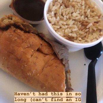 Mike's Grill - Tri tip sandwich combo. Comes with a side (I got pilaf rice) and a drink - Barbeque Near Me - Fresno, California Mike's Grill - Tri tip sandwich combo. Comes with a side (I got pilaf rice) and a drink - Barbeque Near Me - Fresno, California