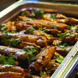 Uncle Buck's - Catered company event featuring Muffaletta, wings, couscous and delicious flatbreads