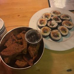 The Avalon Lounge - "Scallion pancake" and kimbap