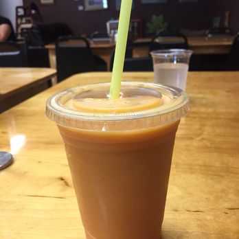 Fresh Twisted Cafe - Orange Mango Smoothie - Coffee & Tea Near Me - Chico, California