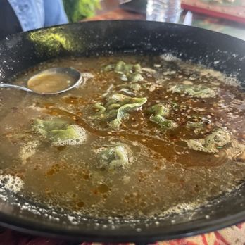 Dragon Flame Chinese Grill - Steamed Dumplings(10)- delicious broth and delicious filling! - Noodles Near Me - Tempe, Arizona