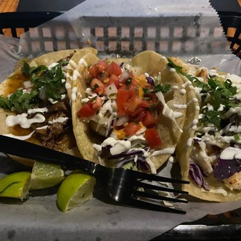 Sancho's Tacos - Three tacos, pastor, fish, shrimp - Tacos Near Me - Bakersfield, California Sancho's Tacos - Three tacos, pastor, fish, shrimp - Tacos Near Me - Bakersfield, California
