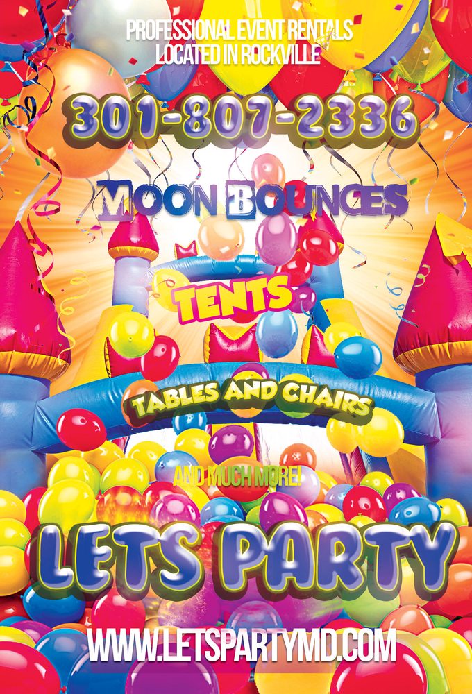 LETS PARTY Rockville, Maryland Party Equipment Rentals Phone