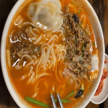 Mdk Noodles - Spicy Mixed Kalguksu (COLD) - Korean Near Me - Anaheim, California Mdk Noodles - Spicy Mixed Kalguksu (COLD) - Korean Near Me - Anaheim, California