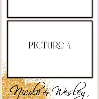 Capture Your Life in Pictures - This is the photo strip revised and the one we thought we were getting. And this was sent to us the day before our wedding. - Photo Booth Rentals Near Me