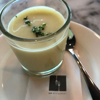 MW Restaurant - Creamy soup to cleanse your palette, this is one of the few restaurants that offered this - New American Near Me - Honolulu, Hawaii MW Restaurant - Creamy soup to cleanse your palette, this is one of the few restaurants that offered this - New American Near Me - Honolulu, Hawaii