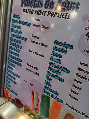 Menu photo 6 La Michoacana Temecula, CA