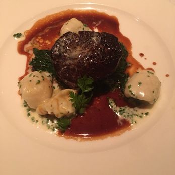 Gary Danko - Steak with potato gnocchi and spinach- good but wish it was a little more flavorful and had more butter on it - New American Near Me - San Francisco, California