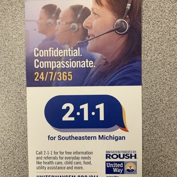 Deighton Family Practice - Posted Advertising of 2-1-1 assistance available in Southeastern Michigan - Family Practice Near Me - Southfield, Michigan