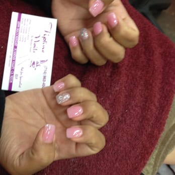 Tip Line Nails - Pink is the new Black - Nail Salons Near Me - Fountain Valley, California