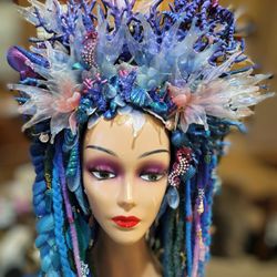 Hagood Headdresses and Costumes - Custom made to order mermaid... Oh I wish you could see her upclose.
