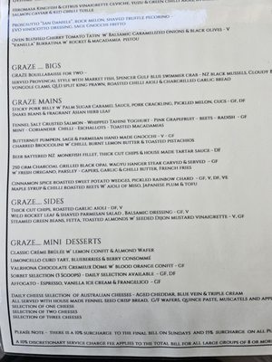 Menu photo 2 Graze MCA The Rocks, NSW Menu photo 2 Graze MCA The Rocks, NSW