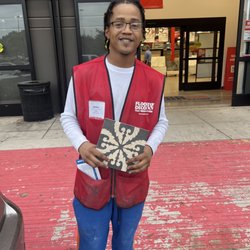 Floor & Decor - One of my pieces of tile was damaged and Heel ran in to exchange... all with a smile on his face