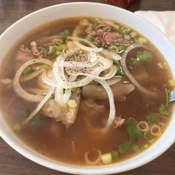 Saigon Cafe - Round Eye Steak & Tendon Pho (Pho Tai Gan) - Vietnamese Near Me - Bellingham, Washington