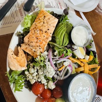Waterloo Ice House Escarpment - Salmon salad! - American Near Me - Austin, Texas Waterloo Ice House Escarpment - Salmon salad! - American Near Me - Austin, Texas