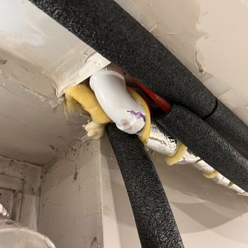 A P S - Pipe insulation in laundry room - Painters Near Me
