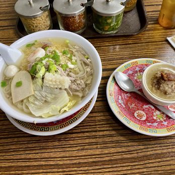 Double Happiness - Mixed noodle soup, xiu mai meatball - Chinese Near Me - Chicago, Illinois Double Happiness - Mixed noodle soup, xiu mai meatball - Chinese Near Me - Chicago, Illinois