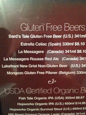 Menu photo 5 Bottlescrew Bill's Pub / Buzzards Restaurant & Bar Calgary, AB