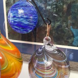 Wild Fern Studios - Glass ornaments I went back for but couldn't get because they were closed